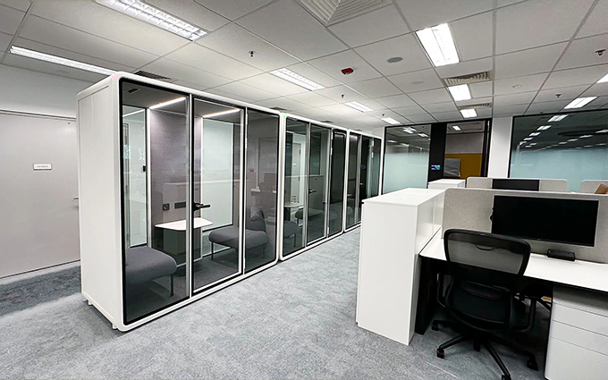 trường hợp công ty mới nhất về Airport Projects-Creating Quiet Spaces for Efficient Collaboration