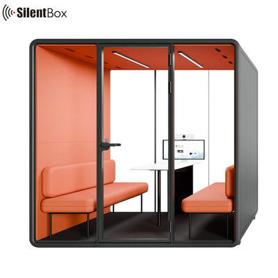 Soundproof Private Meeting Pods with STC30dB Acoustic Rating and 100-240V Power Supply