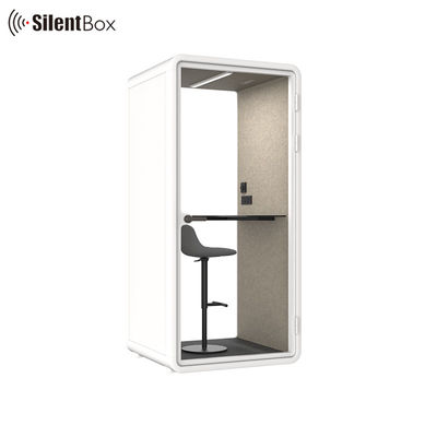 Modern Soundproof Acoustic Pod with 4000K LED Lighting and STC30dB Sound Insulation for 1-6 People