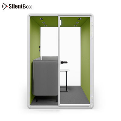 Office Acoustic Meeting Pod with 100-240V/50-60Hz & 12V-USB Power Supply Available in S, M, SL, L, XL Sizes for 2 Person Capacity