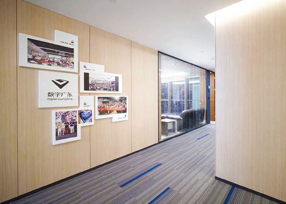 tấm tường phân vùng rắn với cửa melamine cửa thép cửa kính tường phân vùng cho khu vực văn phòng