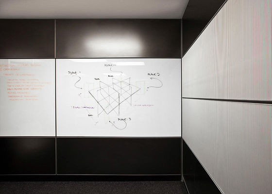 3mm Độ dày khung nhôm rắn tất cả các thép văn phòng tường phân vùng cho phòng thương mại tùy chỉnh kích thước bảo vệ cháy