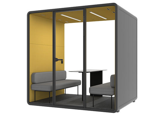 Đảm bảo bảo mật trong các cuộc họp Hòa bình cabins Kích thước lớn với ghế sofa thông gió cao