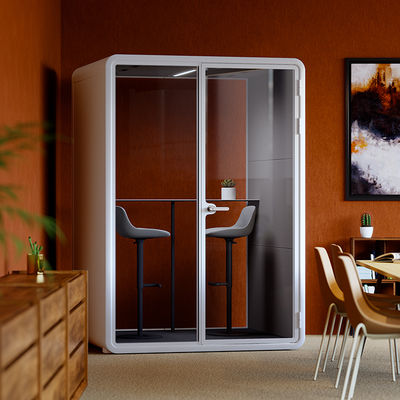 Buồng họp yên tĩnh âm thanh cỡ vừa với USB 12V cho 2 không gian làm việc riêng tư